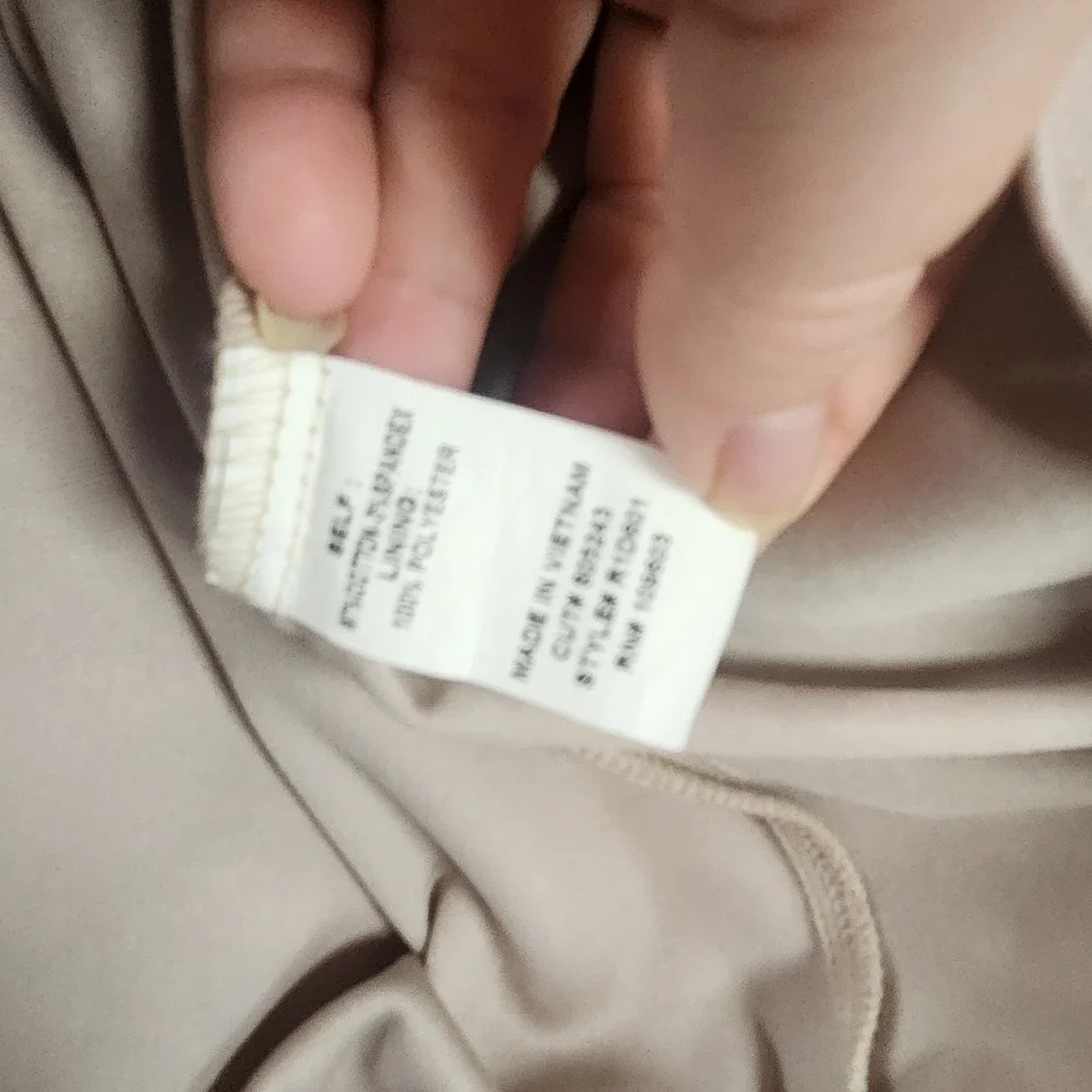 Rabbit‎ Designs 14 Beige Mini A Line V Neck Ruffle Floral Dress Cottagecore